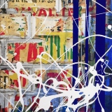 METRO BLEU 1, 30X30 cm, 2015 - FRAGMENT - URBAIN