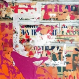 METRO ORANGE 1, 30X30 cm, 2015 - FRAGMENT - URBAIN